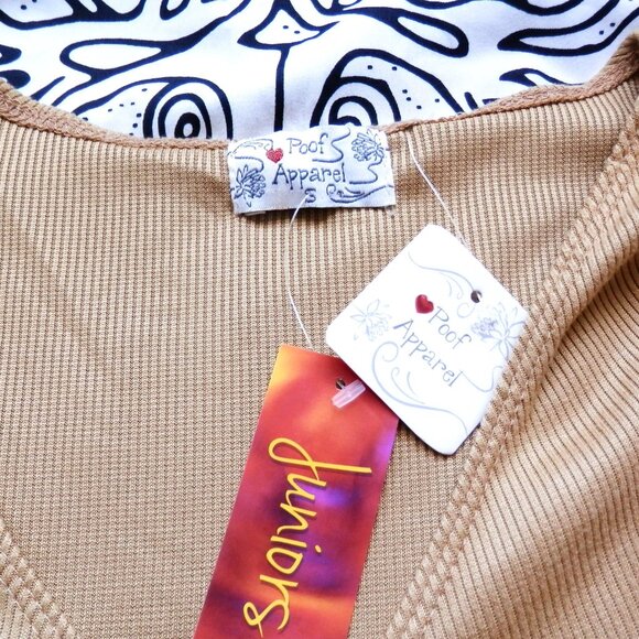 ✨ Poof Apparel || Ribbed Crop Long Sleeve with Ring Detail - Picture 2 of 5